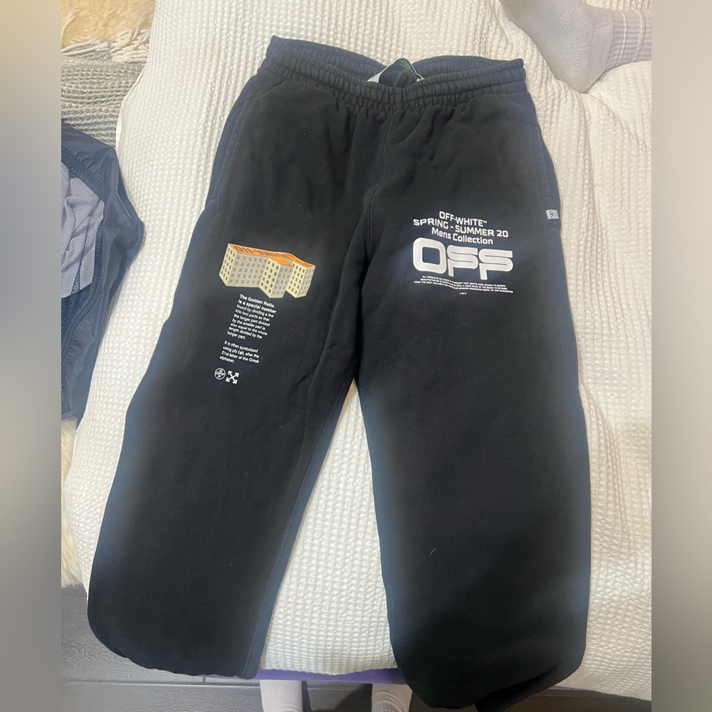 Off-White Virgil Abloh Men sweat pants size Small